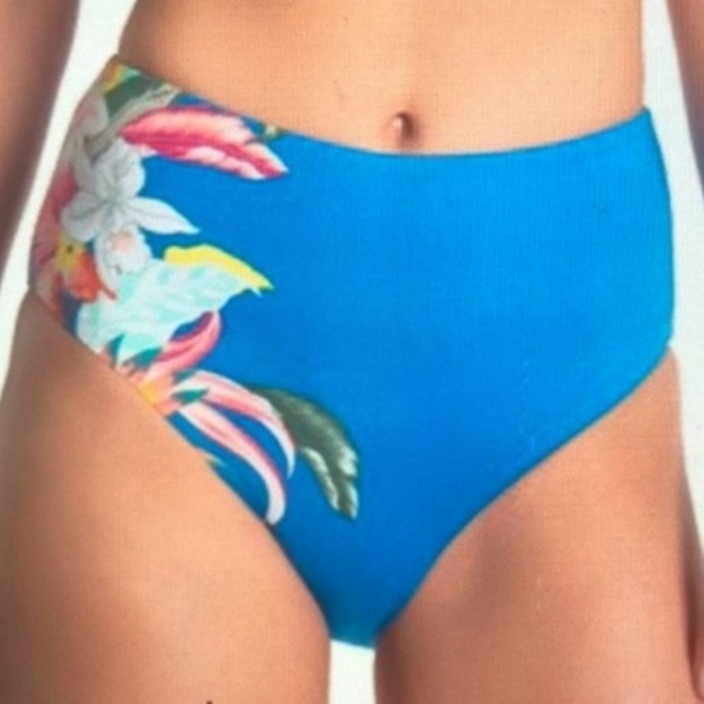 Laundry Blue Rainforest High Rise Bikini Bottom